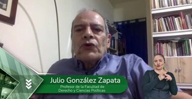 Botón de la videocolumna del 8 de noviembre sobre los 40 años del holocausto en el Palacio de Justicia