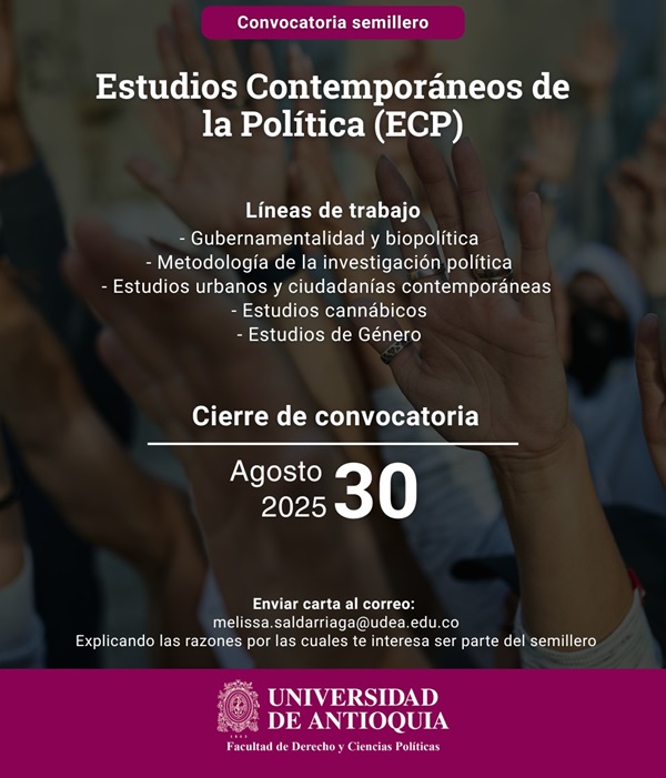 Afiche del semillero de ECP Afiche del semillero de ECP