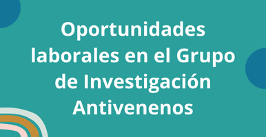 texto "hablemos de ciencia" fondo azul 
