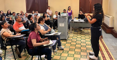 Botón que muestra un collage con diferentes actividades de la agenda del consultorio jurídico
