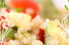 Ensalada con quinoa y nueces