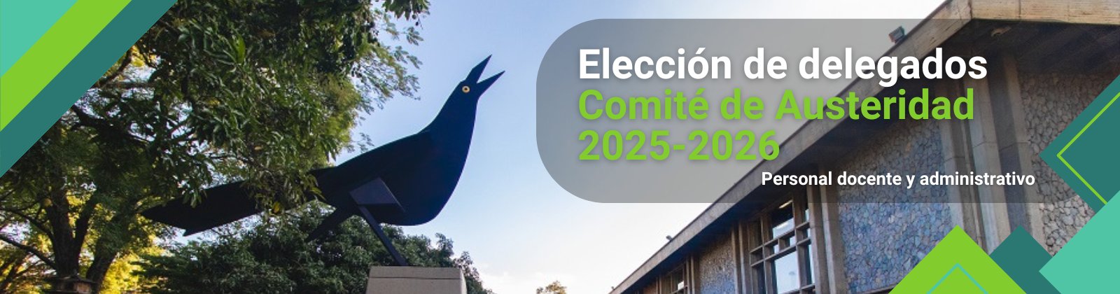 Elección de profesores y empleados delegados ante el Comité de Austeridad 2025-2026