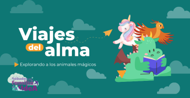 Imagen con texto Viajes del alma Tema: Explorando a los animales mágicos
