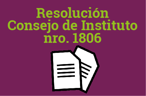 Resolución Instituto 1806