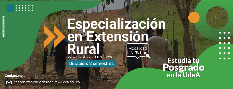 Banner especialización en extensión rural