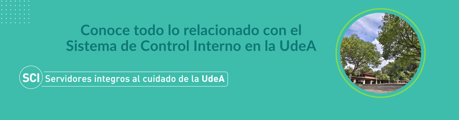 Banner que lleva el título de conoce todo sobre el Sistema de Control Interno