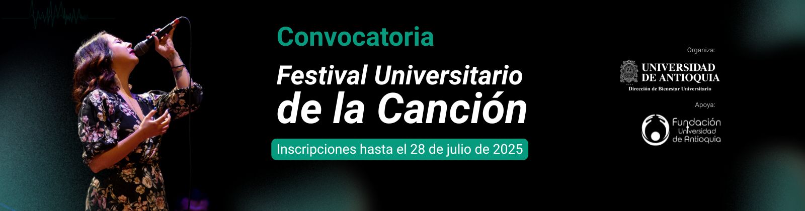 Inscríbete a las audiciones del Festival Universitario de la Canción 2025