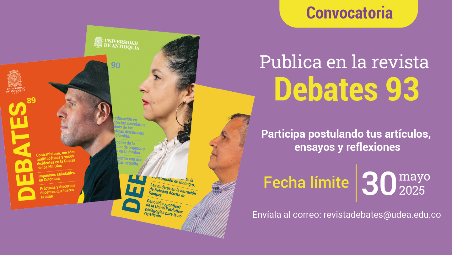 Convocatoria Revista Debates