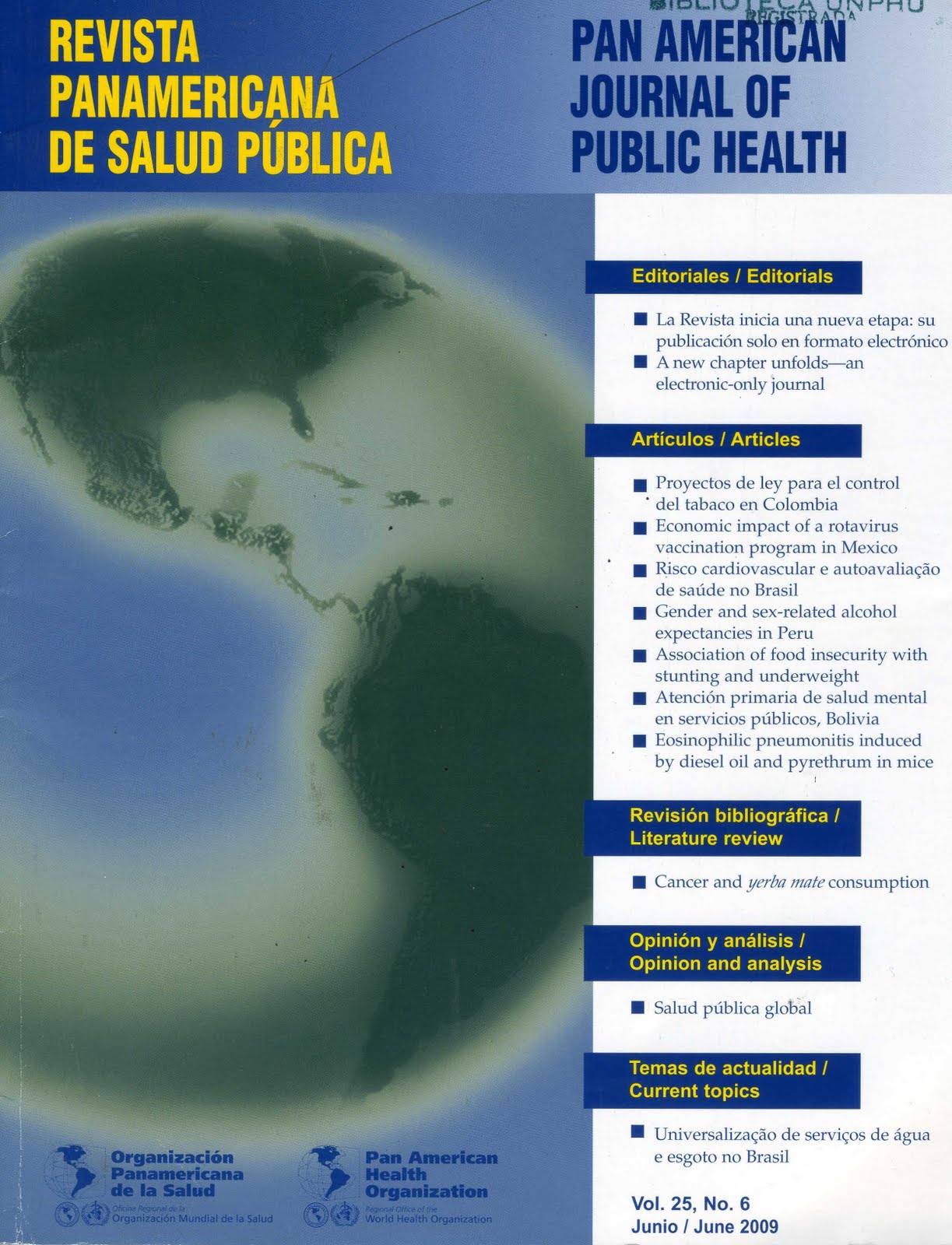 Revista Panamericana de Salud  Pública