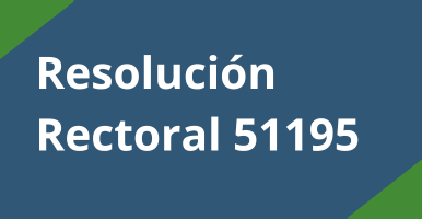 Resolución rectoral 51195